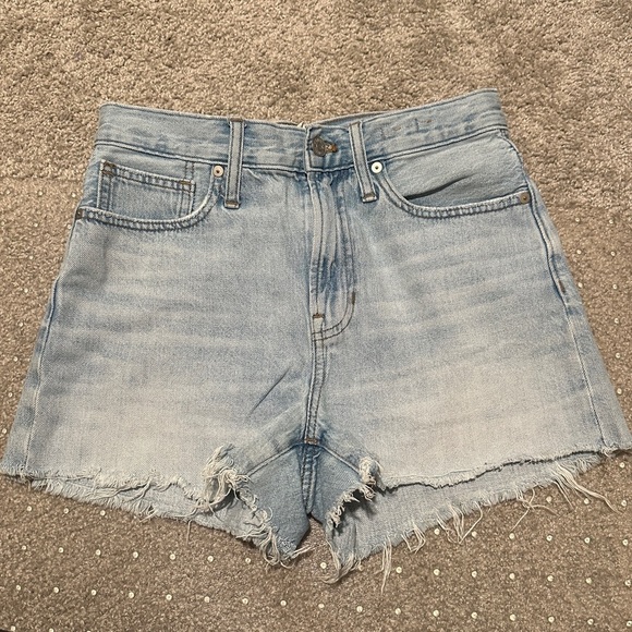 MADEWELL The Perfect Jean Short in Balsam Wash: TENCEL Denim Edition Sz. 26 - Picture 9 of 9